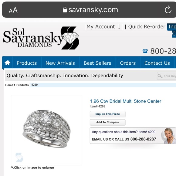 STUNNING 14K Engagement Ring — WILLING TO TRADE for jewelry or a Chanel bag 😘 - Picture 6 of 9